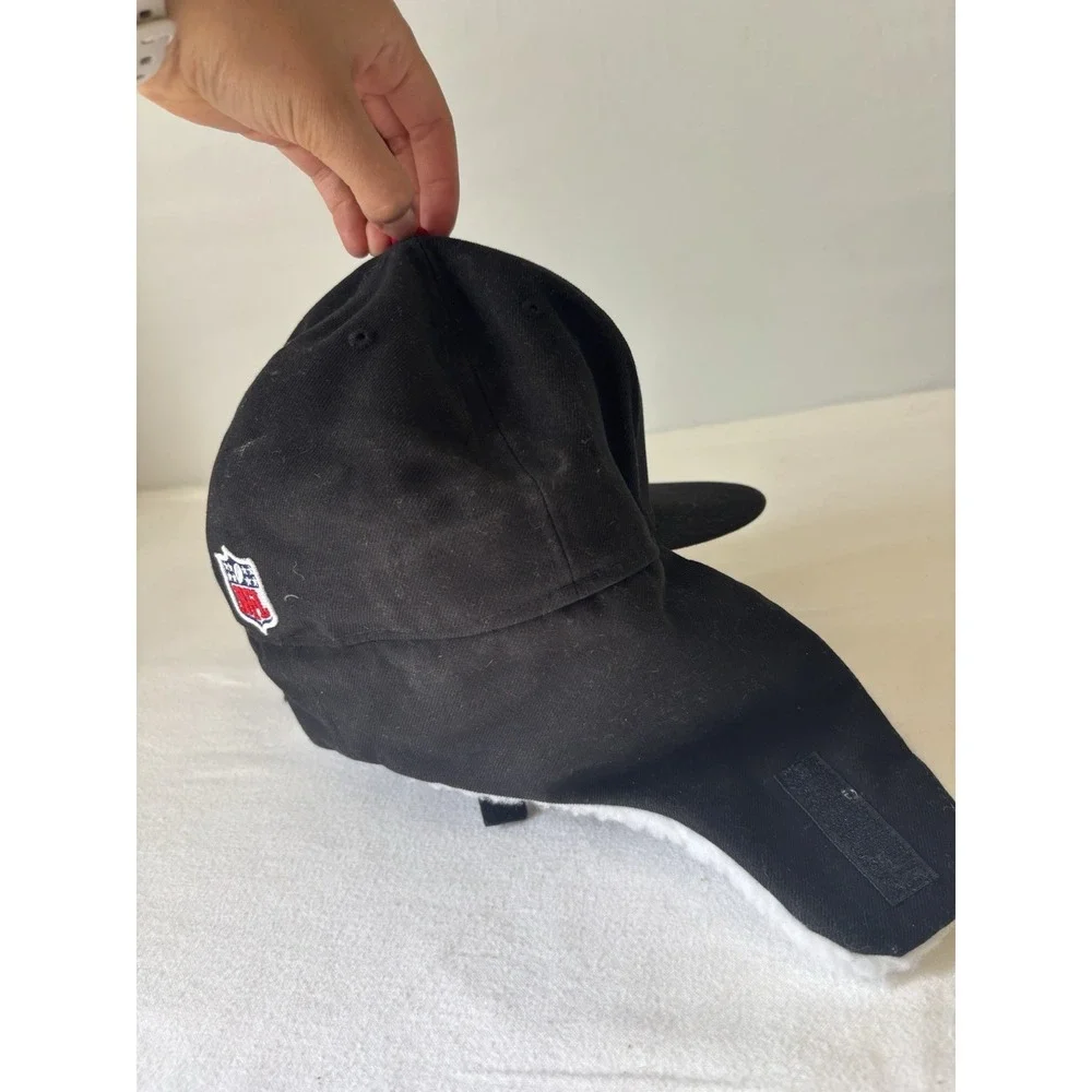 NFL Men's Atlanta Falcons Red/Black New Era Dog Ear Flat Bill Hat 7 5/8 6 Panel